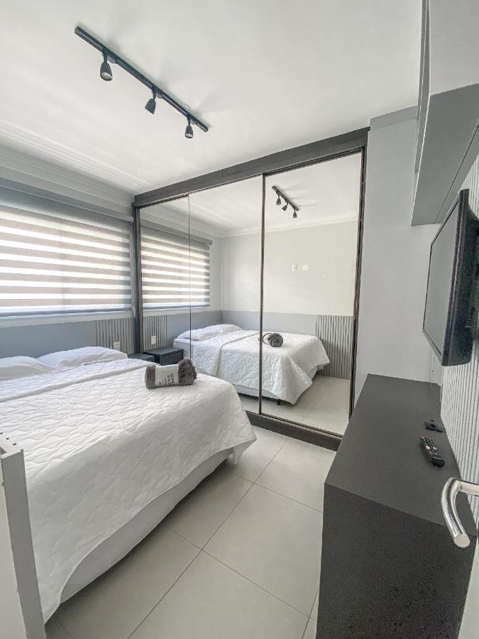 Апартаменты Apartamento Em Frente Ao Mar Флорианополис Экстерьер фото