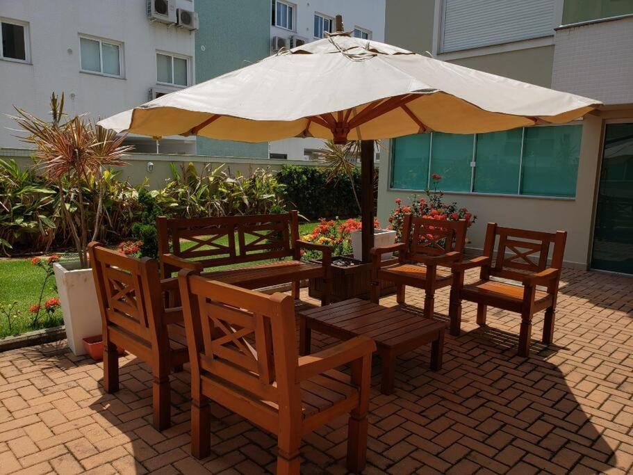 Апартаменты Apartamento Em Frente Ao Mar Флорианополис Экстерьер фото
